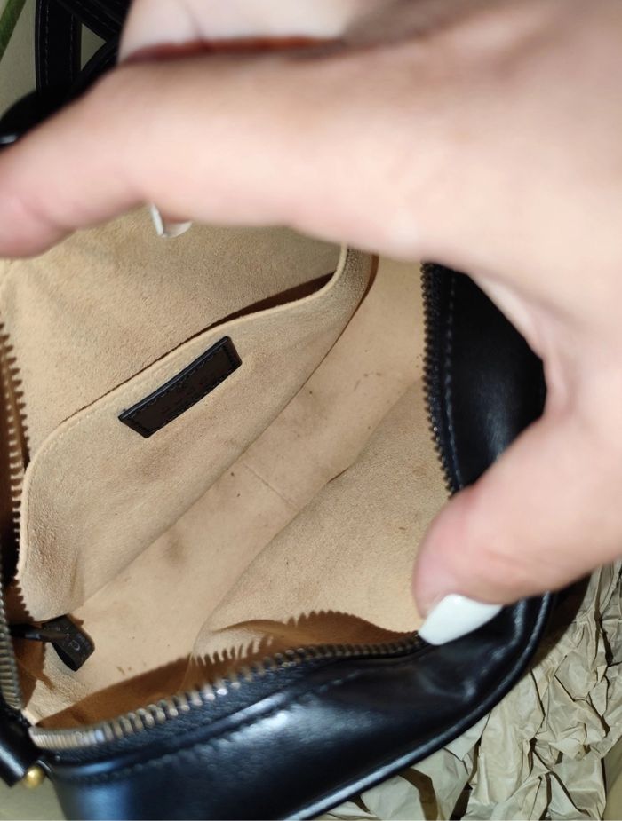 Sac bandoulière en cuir GG Marmont - photo numéro 8