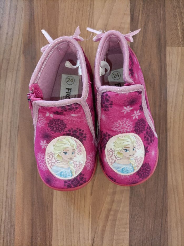 Chaussons roses Reine des Neiges 24 - photo numéro 3