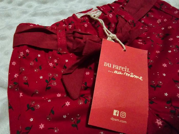 Pantalon fêtes Noël - DPAM - 3 Mois/59cm - photo numéro 9
