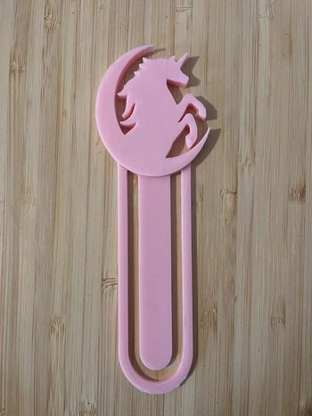 Marque page licorne