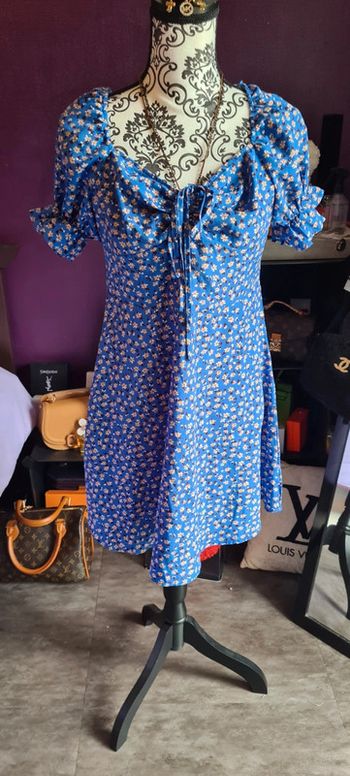 Robe été bleue