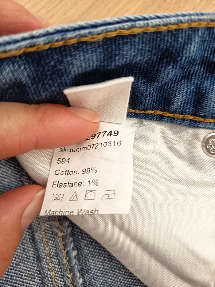 Jean droit bleu stone fille, SHEIN, taille 11-12 ans, NEUF - photo numéro 7