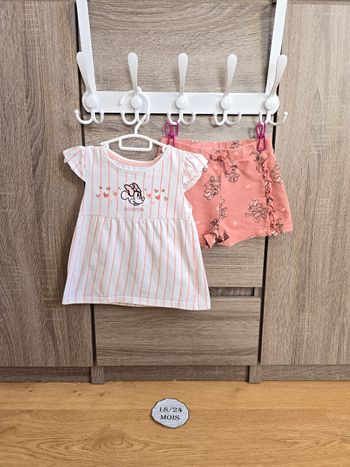 Vêtement Bébé Fille - Ensemble Minnie - Disney - 18/24 mois 92 cm