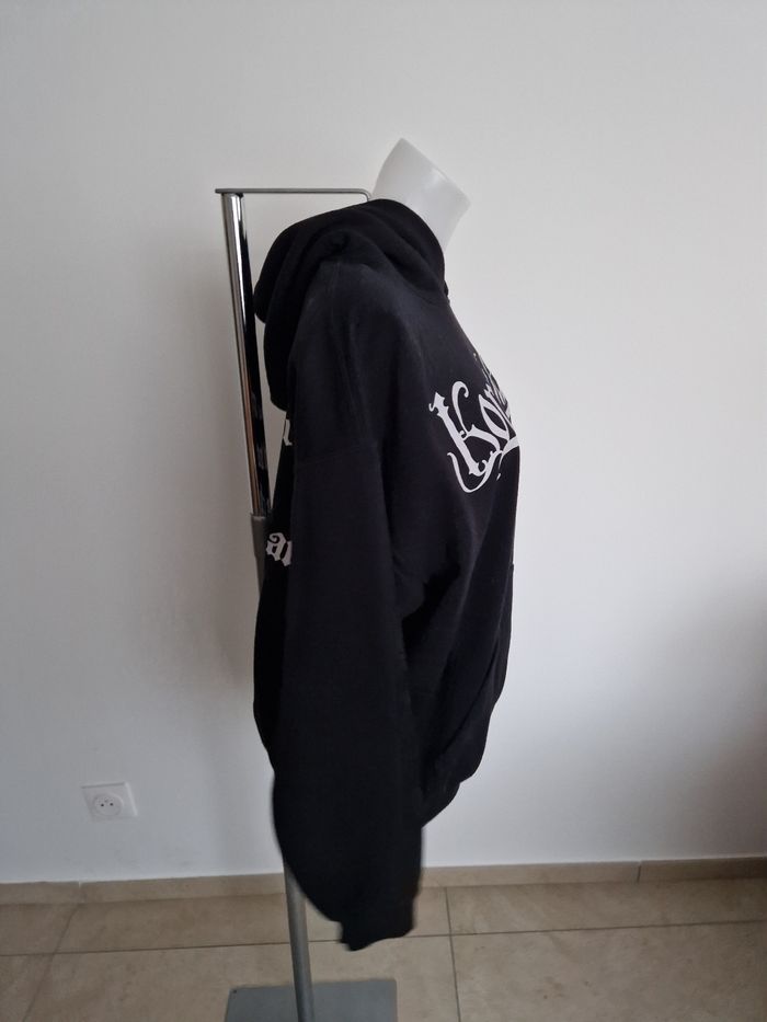 Sweat homme noir avec inscription blanche, Gildan - photo numéro 5