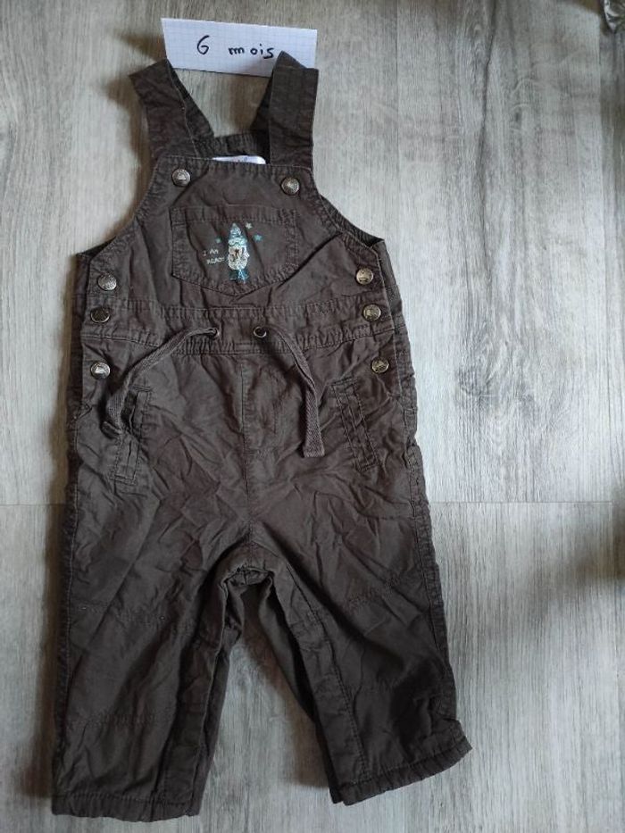 Salopette bien chaude marron