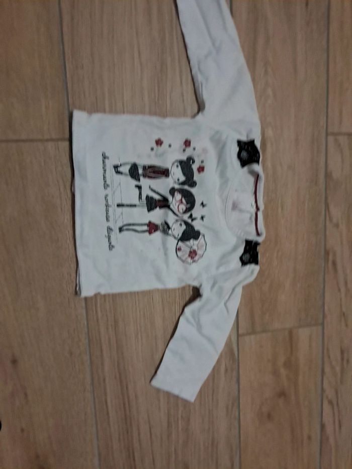 Haut manches longues gemo 12 mois - photo numéro 4