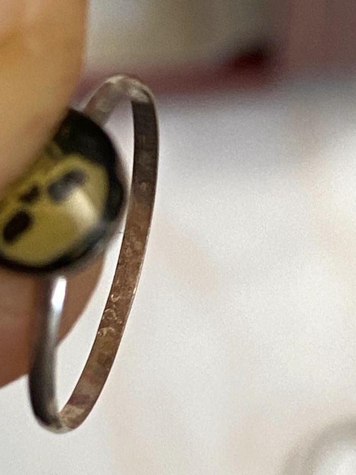 Belle bague «tête de mort » en argent massif T. 40 fille neuve - photo numéro 5