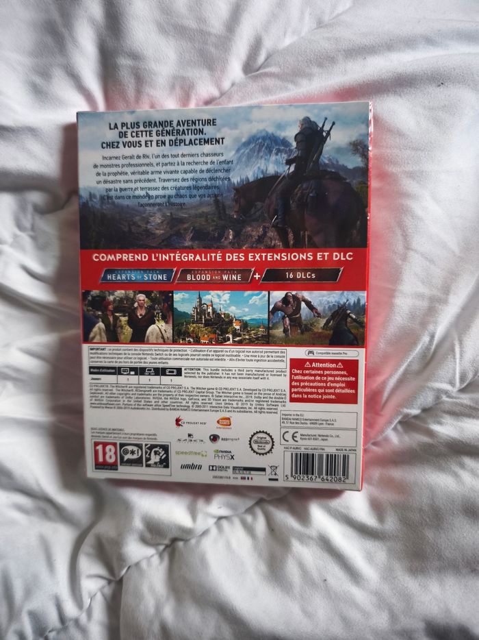 The witcher 3 Wild hunt édition complète sur switch neuf - photo numéro 2