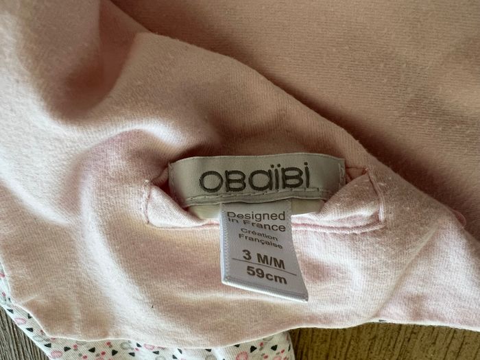 Boléro gilet rose Obaïbi 3 mois - photo numéro 4