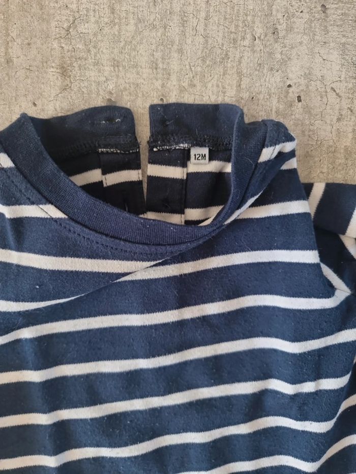 Ensemble jogging t-shirt manches longues 12 mois - photo numéro 4