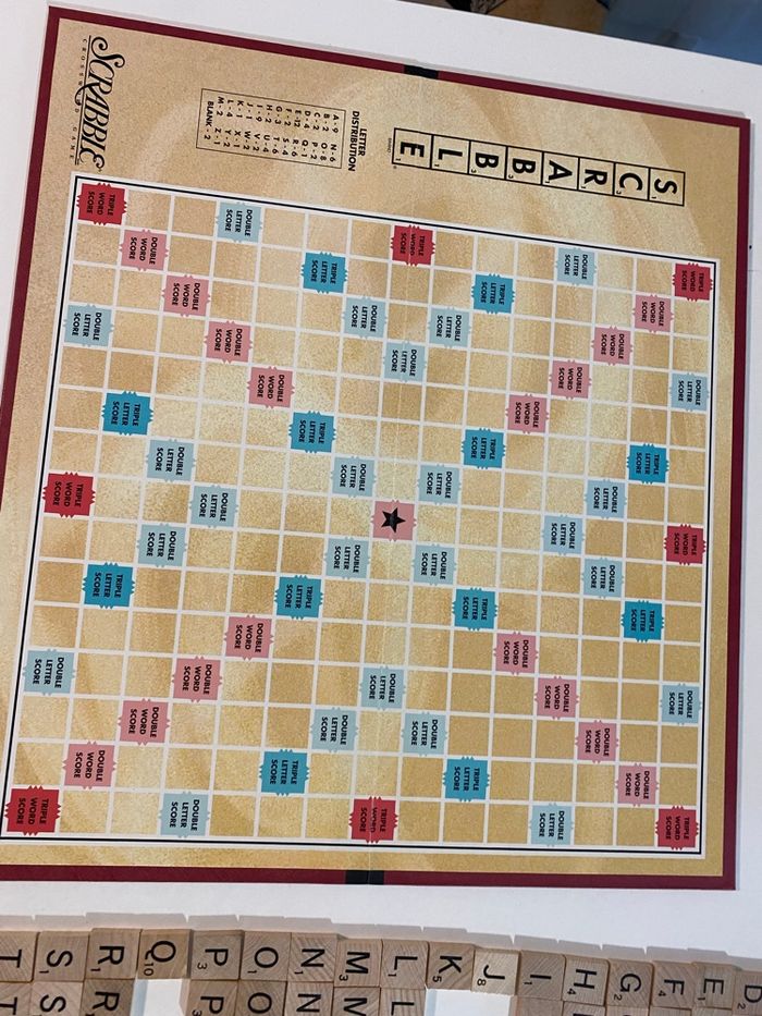 Scrabble en anglais lettres et chevalets en Bois - photo numéro 9