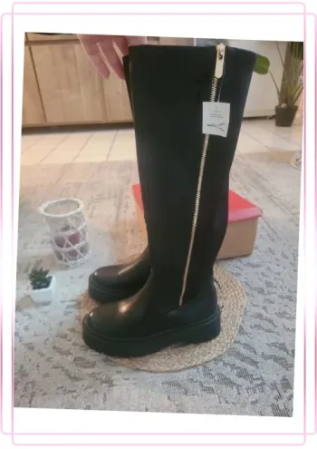 Bottes noires élégantes – Taille 38