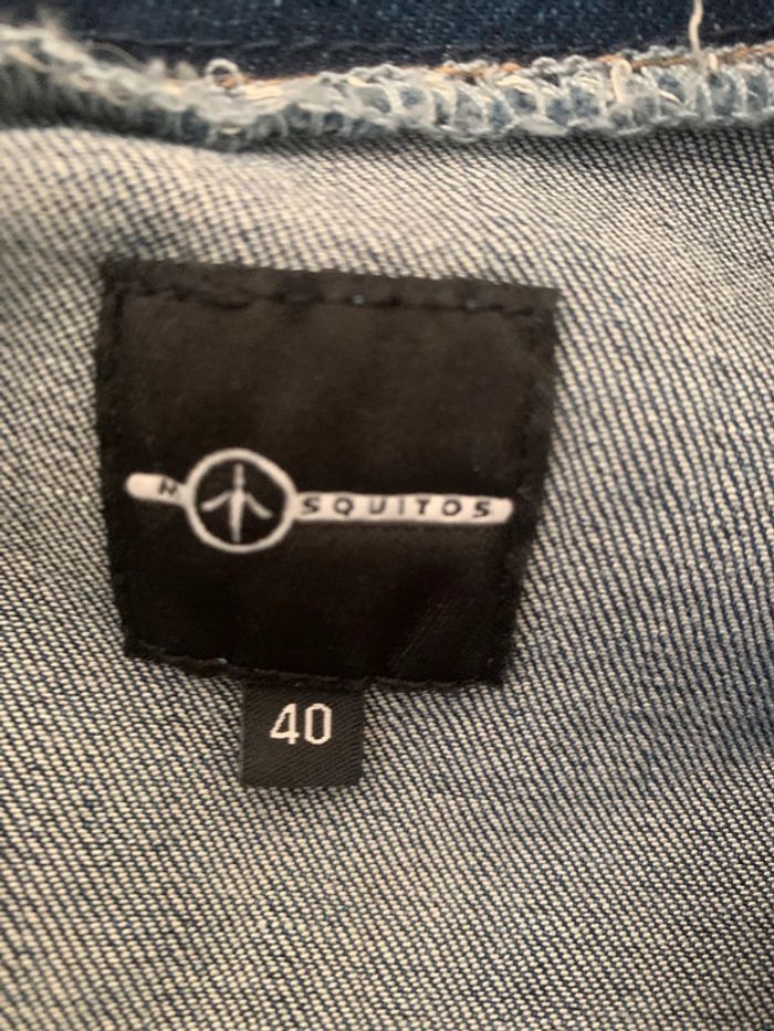 Veste en jean Mosquitos fantaisie taille 40 - photo numéro 8