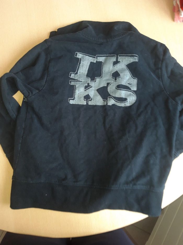 Gilet façon sweatshirt ikks 8 ans