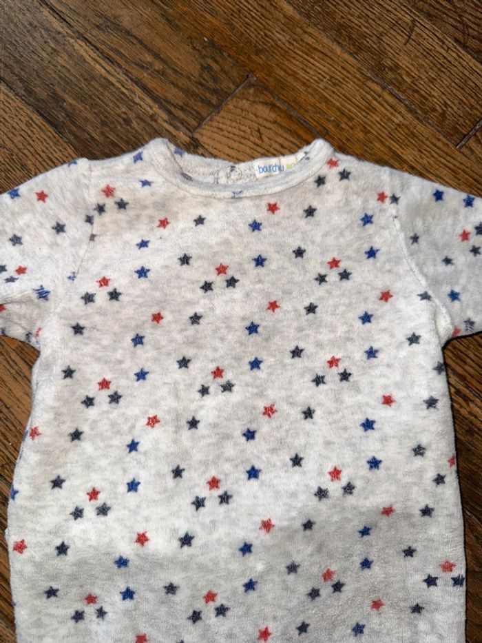 Pyjama velour Bout’chou 1 mois - photo numéro 2