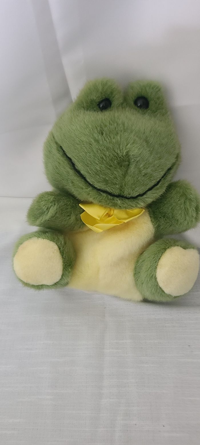 peluche marionnette grenouille. - photo numéro 3