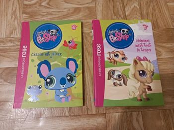 Lot 2 La bibliothèque rose Littlest Petshop"1- Charlie est jaloux/9-Clemence ment tout le temps