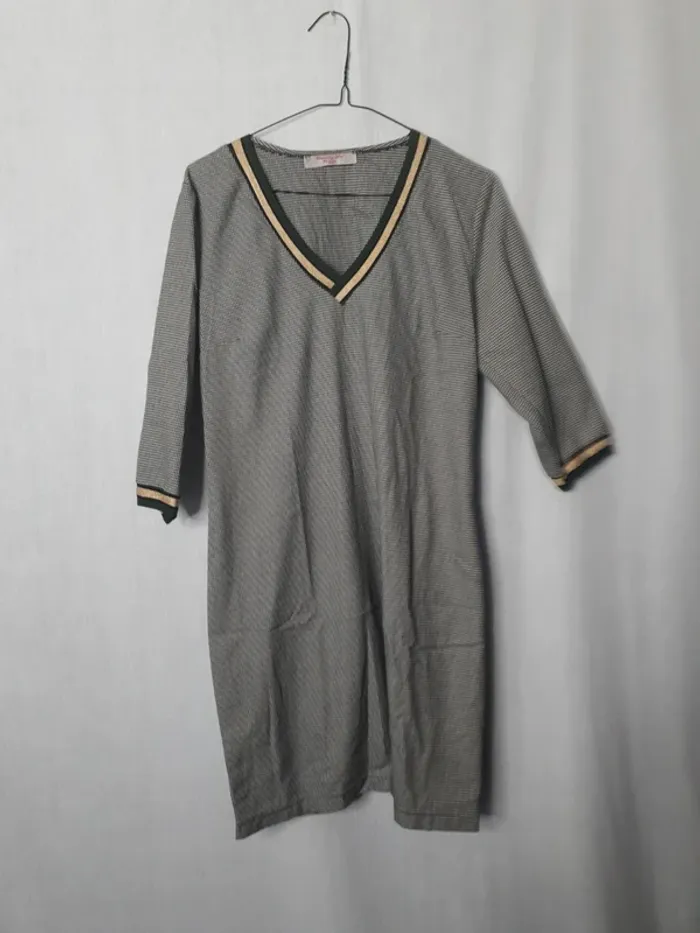 Robe pied de poule taille 40