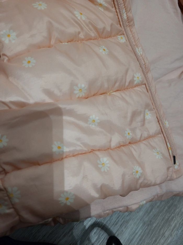 Doudoune avec capuche chaude a fleurs - photo numéro 7