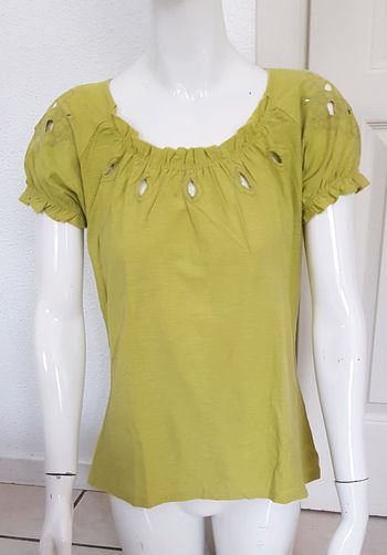Top/tee-shirt en coton