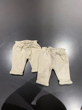 lot de 2 pantalons tape à l’œil en 3 mois
