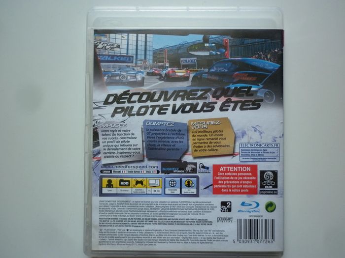 Need For Speed Shift Jeu Vidéo "PS3" Playstation 3 - photo numéro 2