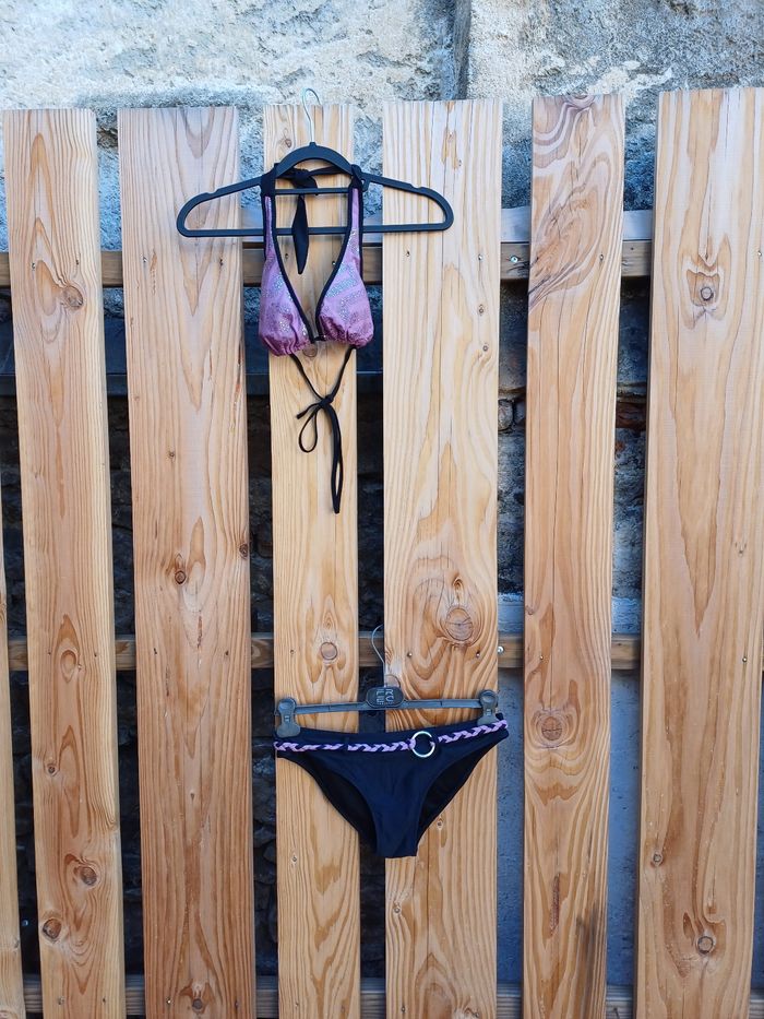 Jolie bikini violet et noir Rae - photo numéro 2