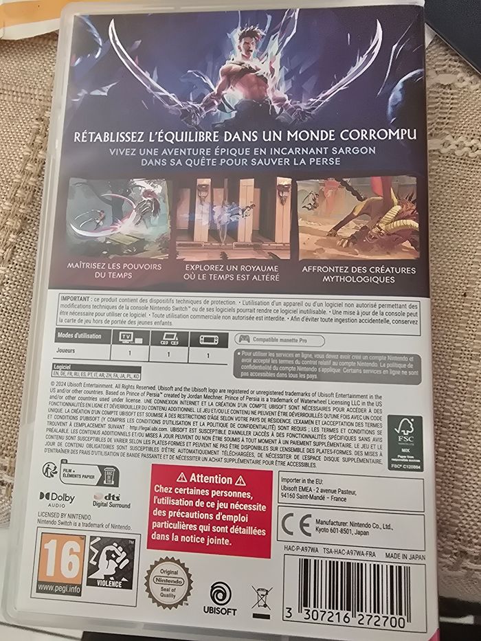 Jeu switch - photo numéro 2