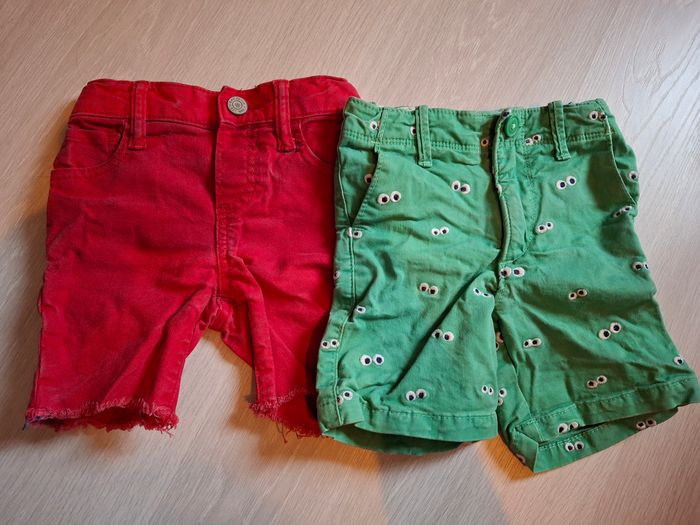 Lot shorts 2 ans