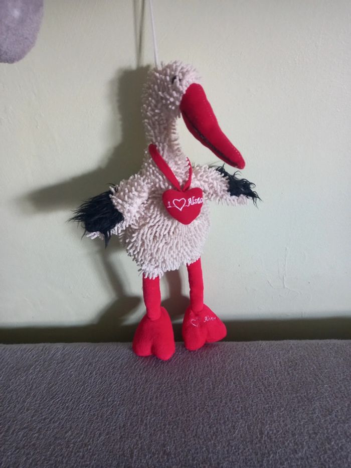 Peluche cigogne Alsace - photo numéro 2