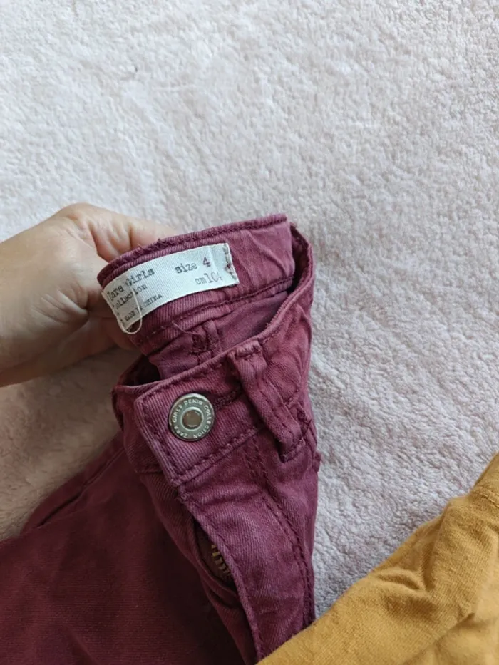 Pantalon jean et 2 leggings 4 ans Kiabi - photo numéro 4