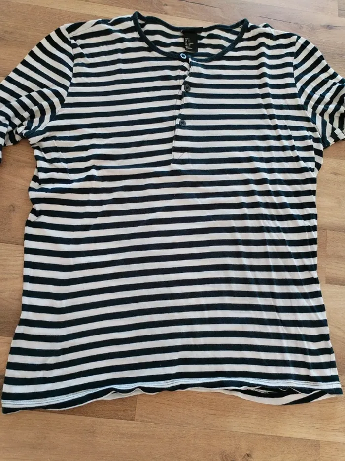 T-shirt manches longues homme taille 36 H&M - photo numéro 3