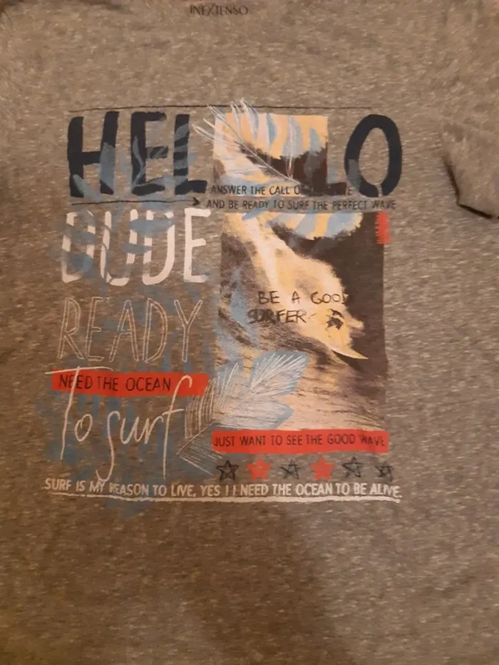 Tee-shirt manche courte garçons taille 10 ans - photo numéro 2