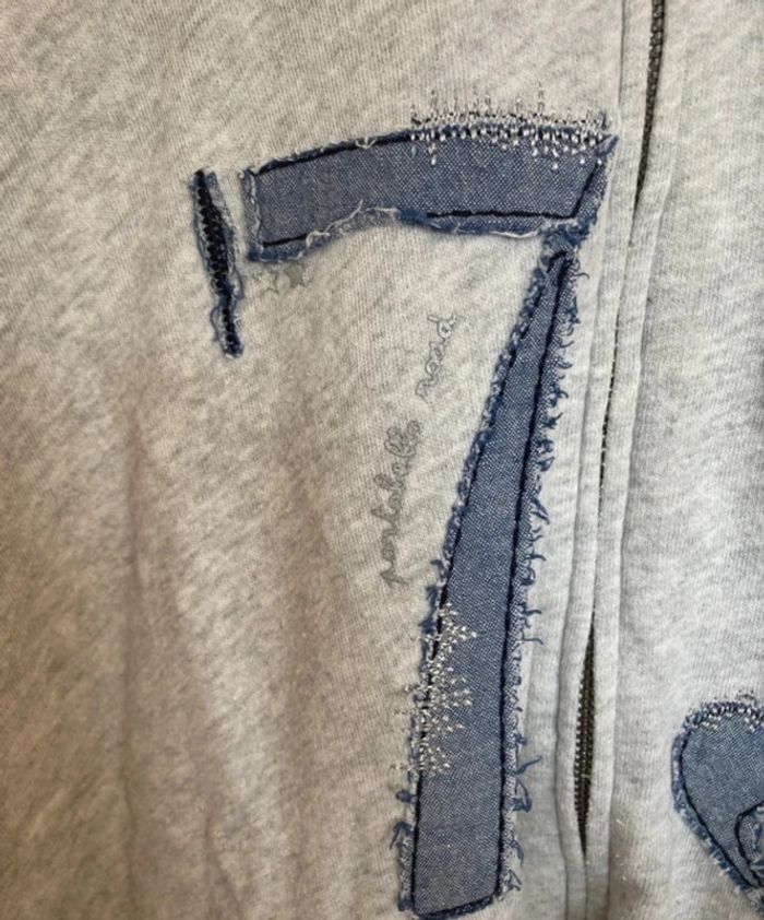Très beau gilet zippé à capuche en super bon état || pepe jeans || taille 16 ans - photo numéro 5