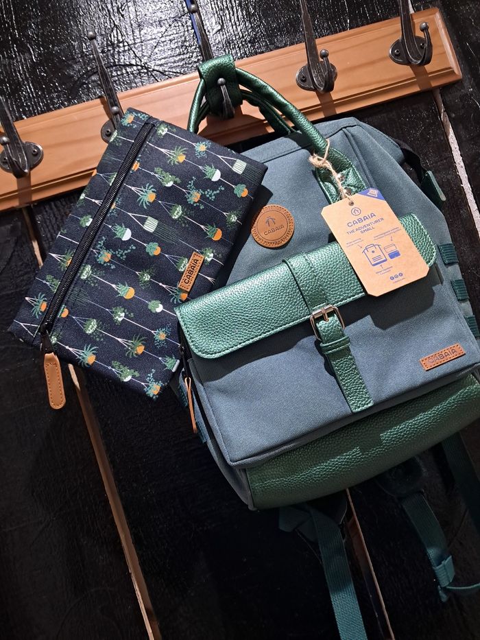 Sac à dos Cabaia taille S vert brillant