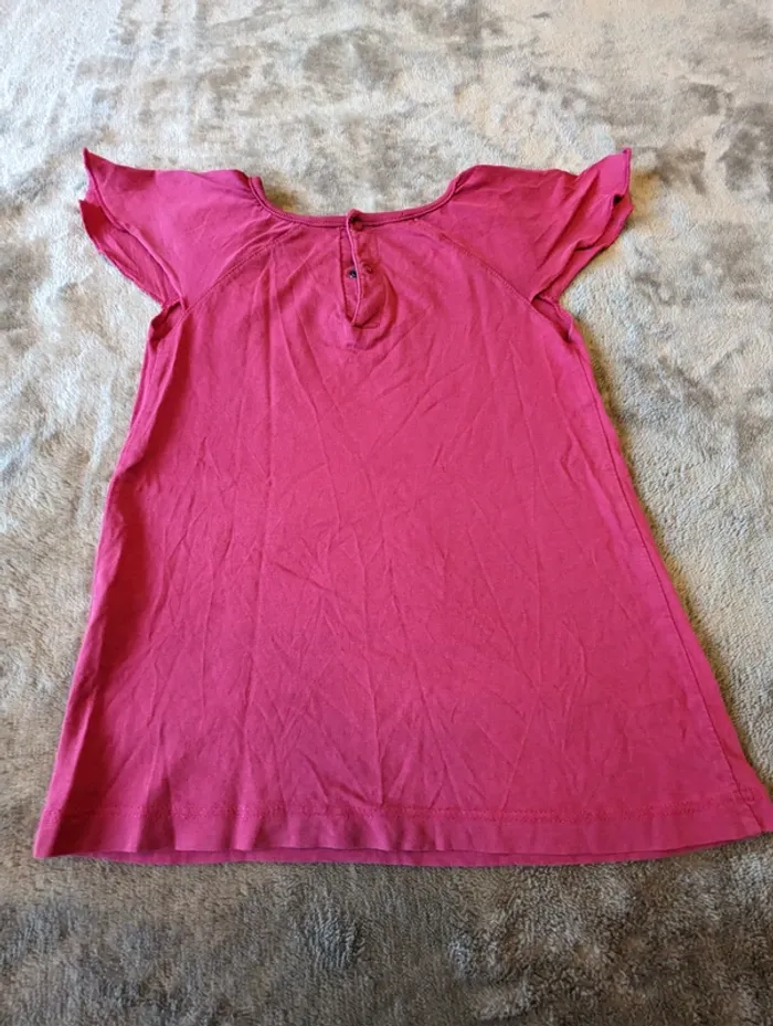 Tee-shirt rose kidkanai 4 ans - photo numéro 2