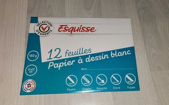 Pochette papier dessin