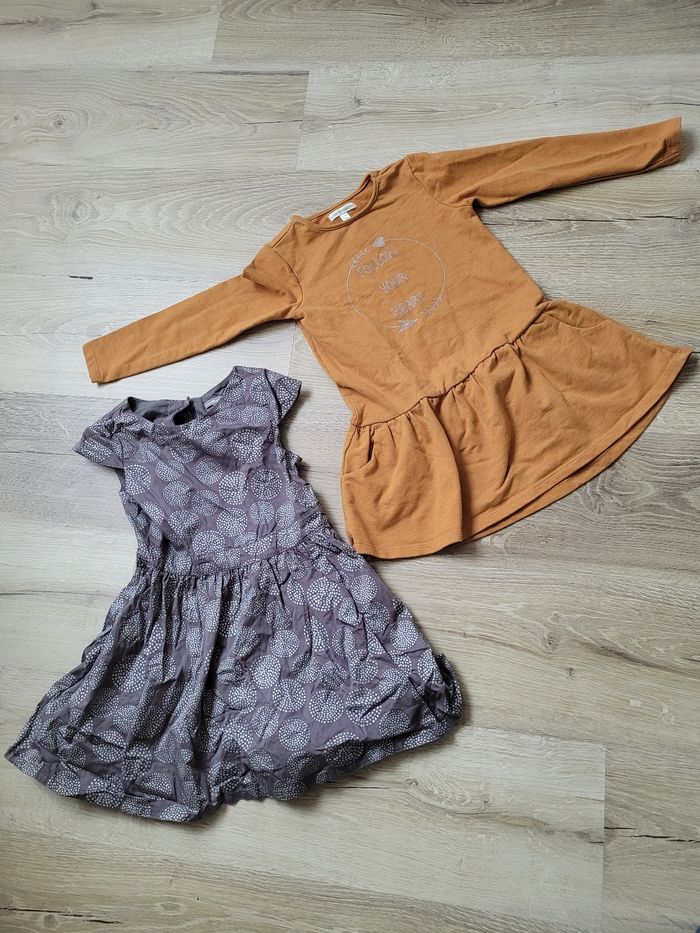 Lot 2 robes vertbaudet 6 ans