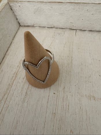 Bague argentée acier inoxydable