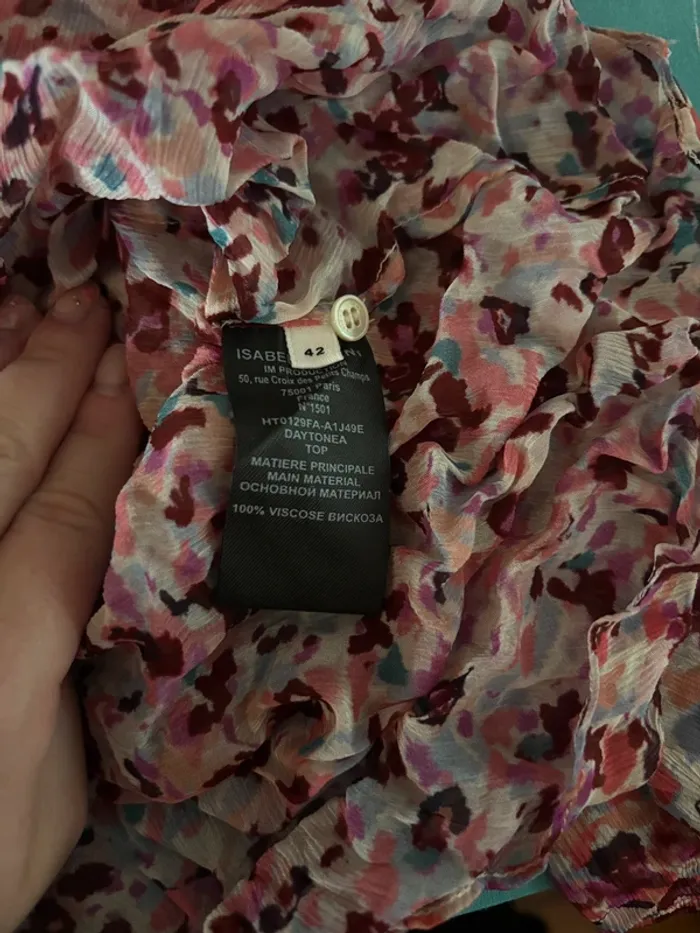 Blouse légère fleurie Marant Étoile - Taille 42 - photo numéro 5