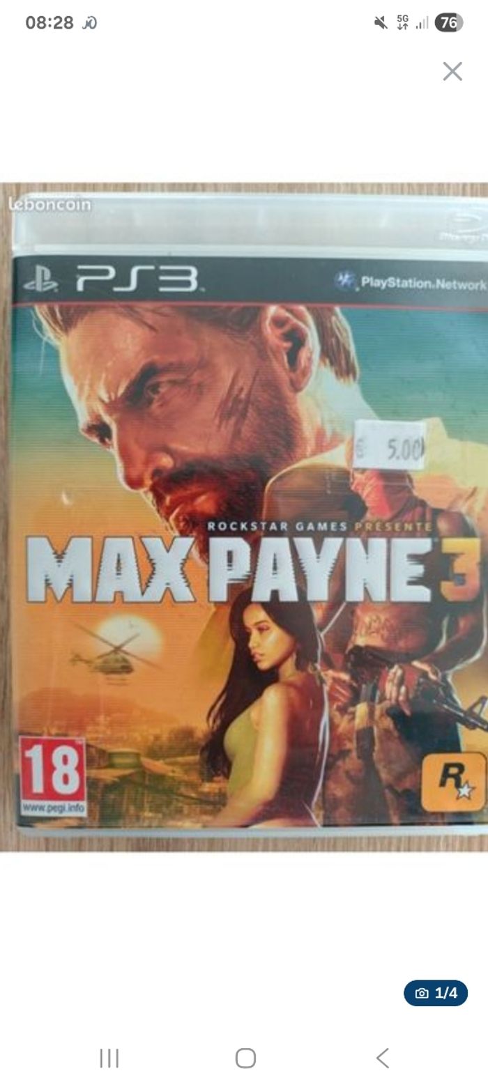 Max payne 3 PlayStation 3
