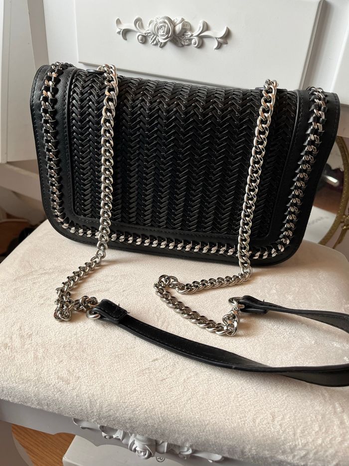 Sac simili cuir tressé noir Pimkie TBE 🖤 - photo numéro 2