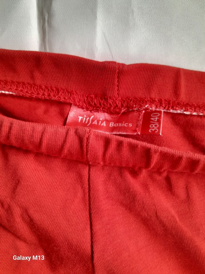 Legging femme rouge Tissaia taille 38/40 - photo numéro 4