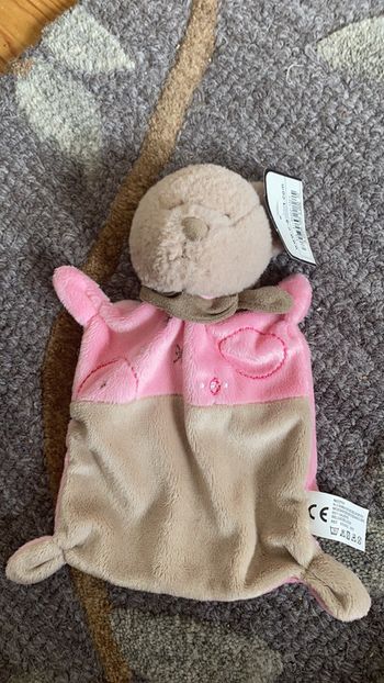 Doudou ours plat Nicotoy