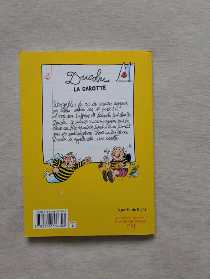 Livre ducobu la carotte - photo numéro 2