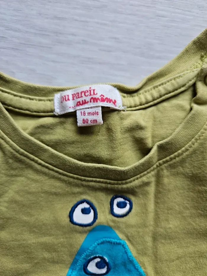 Lot 8 pièces hiver bébé 18 mois 80 cm Dpam, tex, bout'chou - photo numéro 8