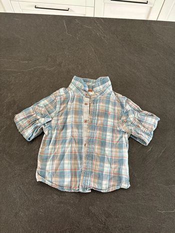 Chemise à carreaux bébé