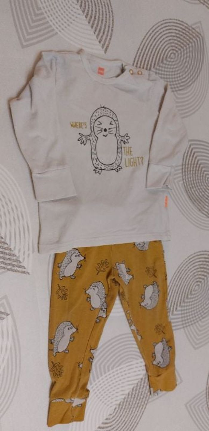 Pyjama bébé garçon 2 pièces 12 mois