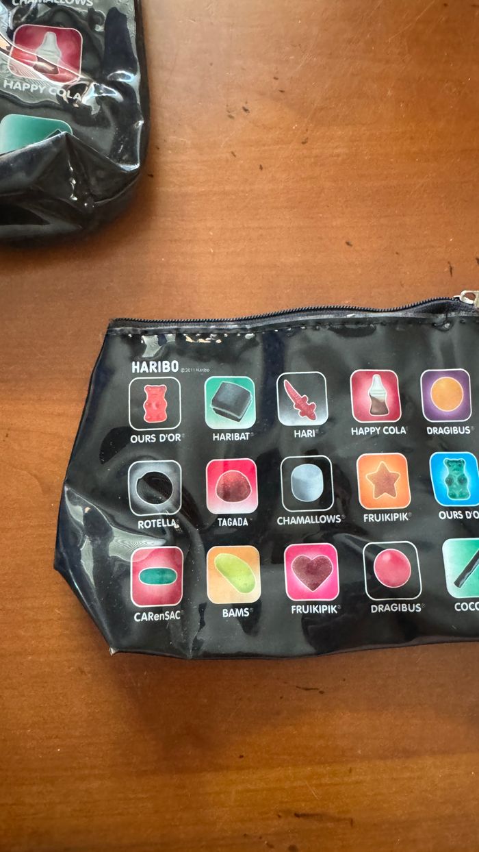 Ensemble de 3 petits sacs ou trousse Haribo - photo numéro 7