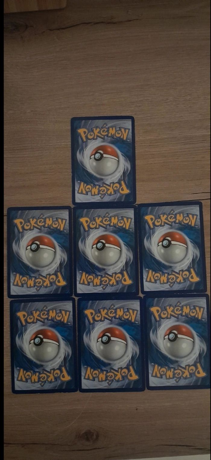 Lot de 7 cartes Pokémon - photo numéro 2